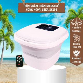 Bồn ngâm chân massage  Seka tự động có điều khiển cao cấp, thư giãn khi làm việc