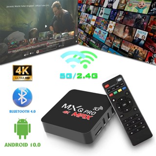 Android TV Box MXQ PRO4K HD Android 10.1 Phiên bản 16GB + 256GB Việt Nam 5G WiFi 300 kênh YouTube và nhiều hơn nữa
