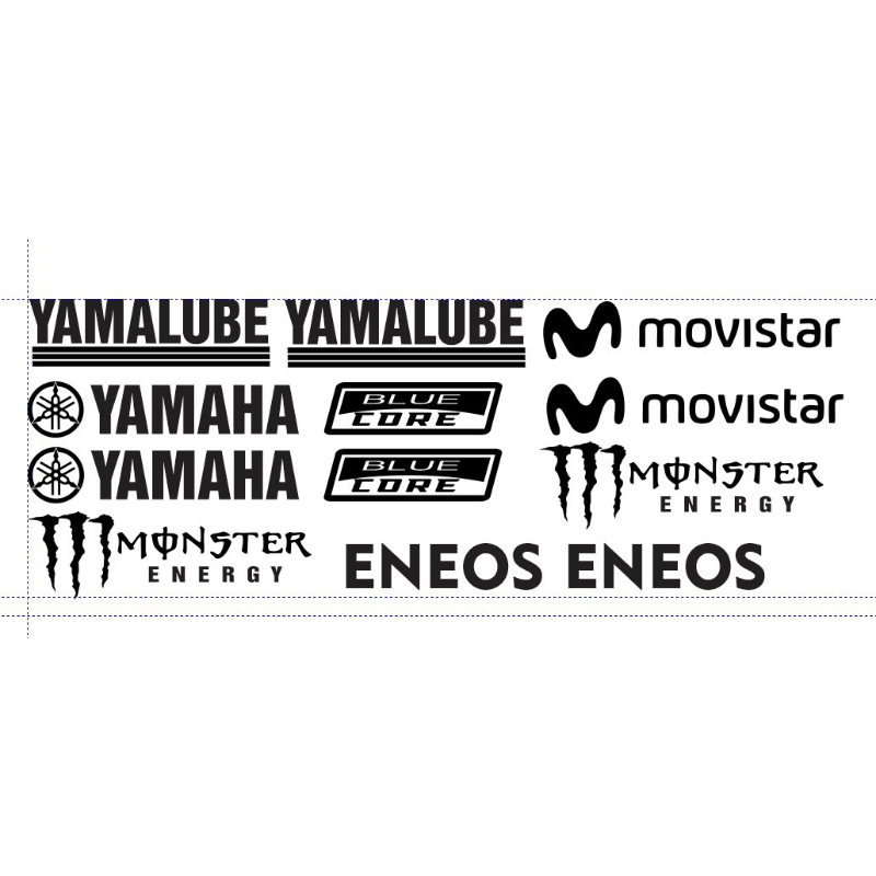 tem dán trang trí xe máy yamaha