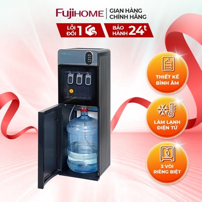 Cây nước nóng lạnh FUJIHOME WD11ES bình âm, làm lạnh điện tử, 3 vòi riêng biệt, bảo hành toàn quốc