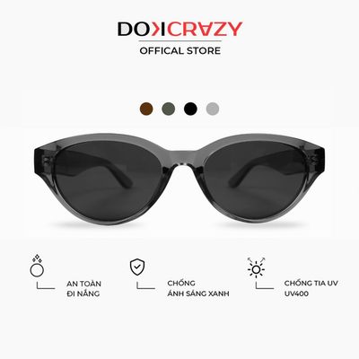 Kính mát thời trang DOKCRAZY CATCHY Mắt Mèo Sang Chảnh, Kính Du Lịch, Nhựa Cao Cấp ,màu sắc nổi bật, chống tia UV400