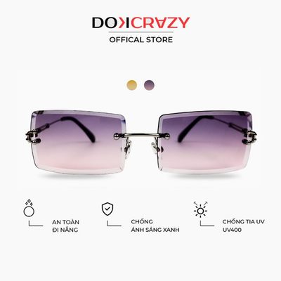 Kính mát thời trang DOKCRAZY TROPPY hợp kim cao cấp phù hợp nhiều dáng mặt, chống UV400-BST RADIANT
