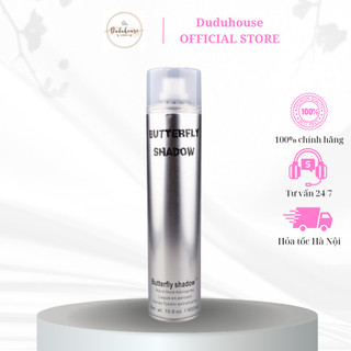 Gôm xịt tóc Butterfly Shadow, Gôm bạc tạo kiểu keo xịt giữ nếp tóc 320ml Duduhouse