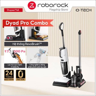 Roborock Dyad Pro Combo 2 trong 1 máy hút bụi lau sàn khô ướt đa năng | Tặng kèm 3 đầu hút