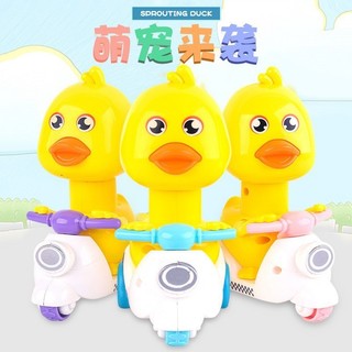 Đồ chơi vịt chạy xe máy nhấn là chạy, đồ chơi vịt đi xe máy vespa dễ thương vui nhộn cho bé