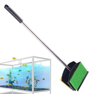 Cọ 2 mặt làm sạch thành kính bể thủy sinh hiệu quả, cọ vệ sinh bể cá cảnh cán dài tiện lợi