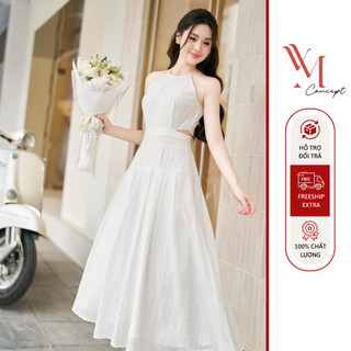 YM Concept Đầm Maxi Cổ Yếm Khoét Eo Nữ Tính - D0875