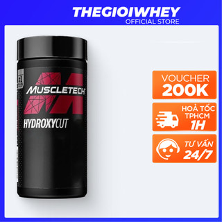 MuscleTech Hydroxycut Hardcore Elite USA 100 Viên Viên Hỗ Trợ Đốt Mỡ Cải thiện Vóc Dáng