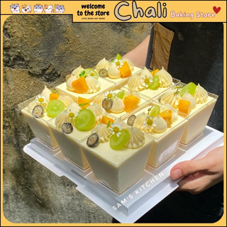 [Xả Hàng] 50 Ly Nhựa đựng bánh và panacotta LC-7065  - 210ml Đựng Các loại bánh (Tiramisu ,Mousse )