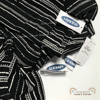 Romper đùi bé trai Oldnavy_Đen sọc_Size 3-24m