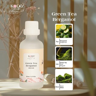 Tinh Dầu Nước Hoa KODO Green Tea Bergamot Hương Trà Xanh - Làm Thơm Phòng, Không Gian - Luxury Collection - 10/50/100ml