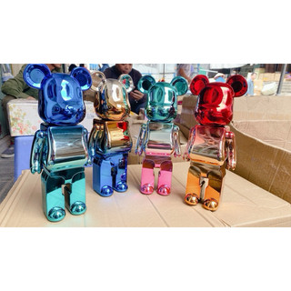 Tượng mô hình Gấu Bearbrick 28cm chất liệu