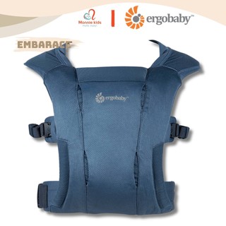 Địu 3 tư thế Ergobaby Embrace Mỹ cho bé sơ sinh, đai địu trợ lực an toàn - Monnie Kids