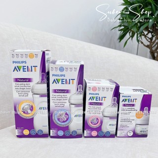 Bình sữa Philips Avent Natural 60ml / 125ml / 260ml / 330ml bằng nhựa PP