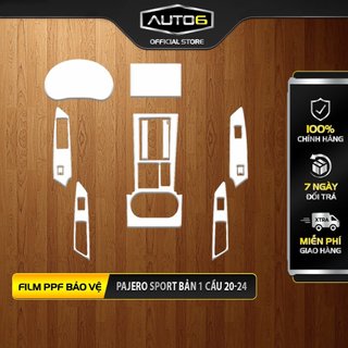 MITSUBISHI PAJERO SPORT [2020-2024] Full bộ dán PPF bảo vệ  nội thất -AUTO6-  Xoá mờ vết xước cũ tuyệt đối, tạo độ bóng