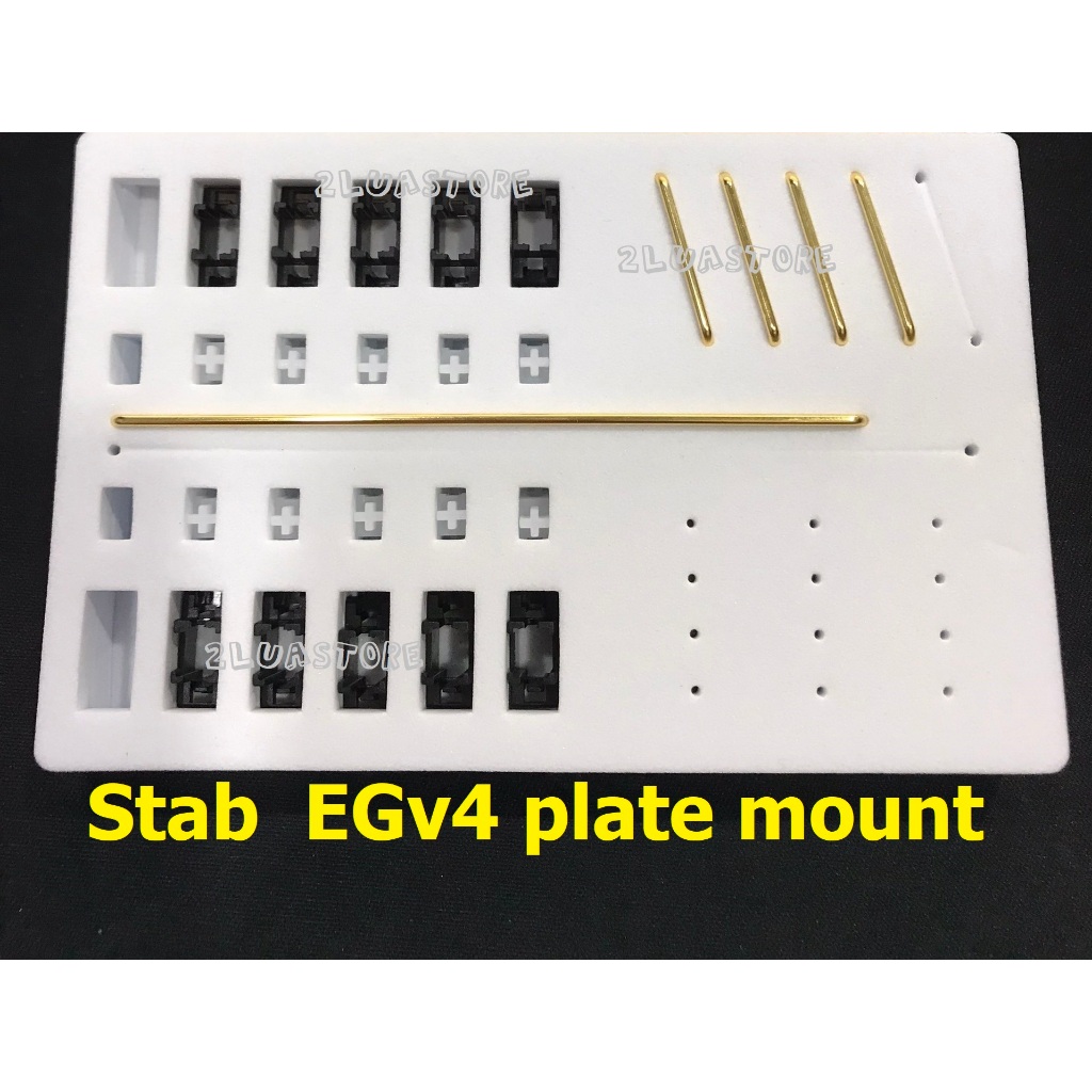 Bộ Stab EverGlide V4 Plate Mount Stabilizer | Stabilizer Egv4 Eg V4 cho bàn phím cơ | Bộ cân bằng - 2luastore