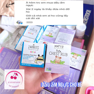 Dầu bôi ấm ngực cho bé BabyRub cho bé 2 tháng + (2025-26)