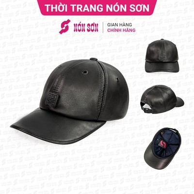 Mũ lưỡi trai da cao cấp NÓN SƠN chính hãng MC158BDA-ĐN1