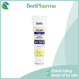 ✅  Delia Kem Chống Nắng Dưỡng Da Proteccion Solar+ SPF+ 100ml