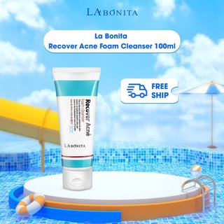 Sữa Rửa Mặt Cho Da Dầu Mụn La Bonita Recover Acne Foam Cleanser 100ml
