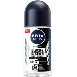 Lăn Khử Mùi Nivea Nam Ngăn Vệt Ố Vàng 50ml Black & White 100% chính hãng.