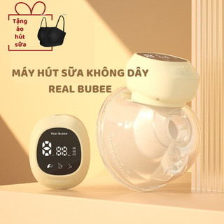 Máy hút sữa không dây REAL BUBEE cao cấp, máy hút sữa điện đôi không dây với 9 chế độ giúp kích sữa, hút sữa hiệu quả