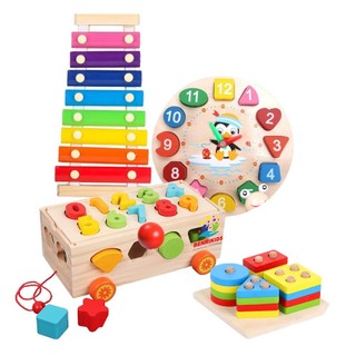 Đồ Chơi Gỗ Montessori Benrikids BR5001 Cho Bé Phát Triển Thông Minh Và Rèn Luyện Tư Duy Logic Sáng Tạo