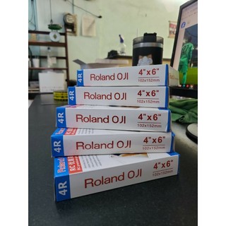 GIẤY IN ẢNH GLOSSY RC ROLAND 4R 260G( XẤP 100 TỜ)