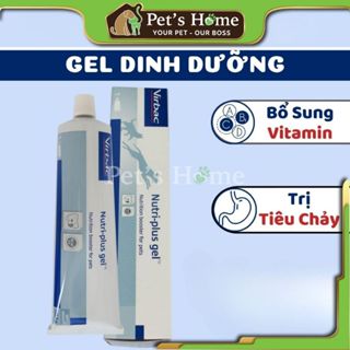  Gel Nutri-plus gel Virbac gel dinh dưỡng bổ sung khoáng chất dinh dưỡng cho chó mèo bệnh gầy Pháp 