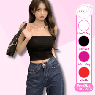 Áo quây cúp ngực LEORA, áo ống quây kiểu croptop phong cách hè phố K004