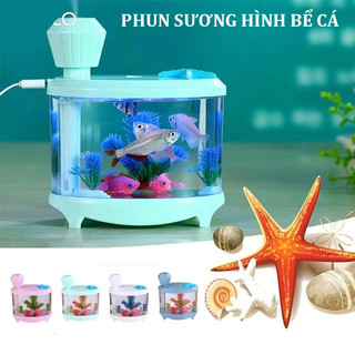 Máy tạo ẩm, phun sương hình bể cá mini