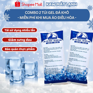 Túi Đá Khô Gel Maxx Cold KAW - Sử Dụng Cho Áo Điều Hòa, Giữ Lạnh Thực Phẩm Đồ Uống