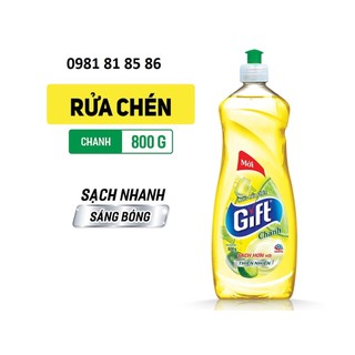Nước rửa chén Gift - chai 800g