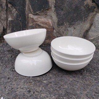 [gốm-sứ]Tô sứ trắng Dày 8inch cao cấp