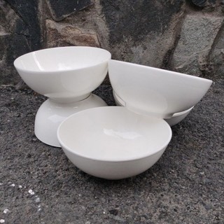 [gốm-sứ]Tô sứ trắng Dày 8inch cao cấp