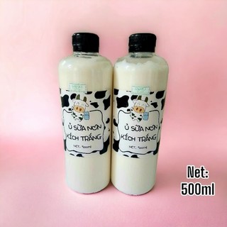 Ủ sữa non con bò kích trắng da body chai 500ml