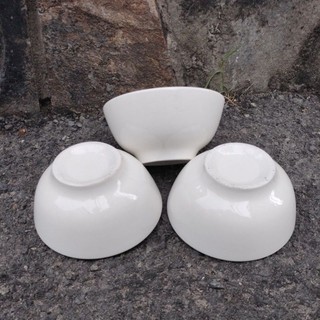 [Sứ-Gốm] 1 Tô sứ trắng (15*6cm) Dày cao cấp