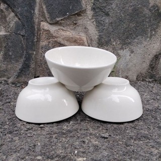 [Sứ-Gốm] 1 Tô sứ trắng (15*6cm) Dày cao cấp