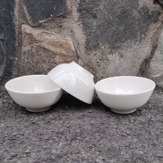 [Sứ-Gốm] 1 Tô sứ trắng (15*6cm) Dày cao cấp