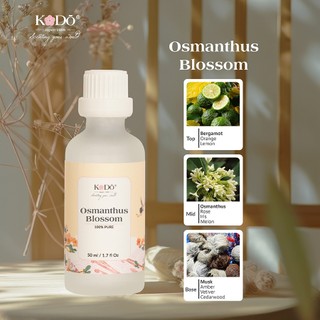 Tinh Dầu Nước Hoa Kodo Osmanthus Blossom Hoa Mộc Tê Làm Thơm Phòng, Không Gian -  Classic Collection - Chai 10/50/100ml