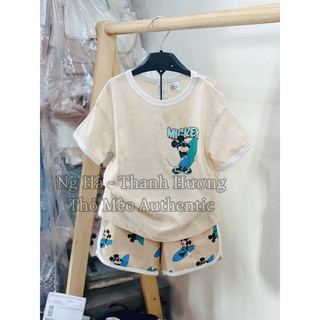 Bộ hè quần đùi áo Mickey Bé trai