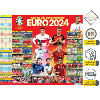 Lịch thi đấu bóng đá vòng chung kết euro 2024