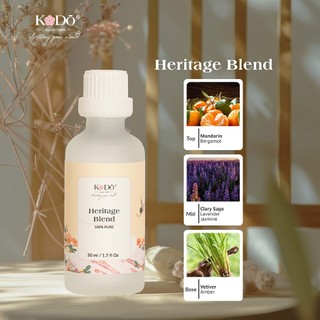 Tinh Dầu Nước Hoa KODO Heritage Blend Làm Thơm Phòng, Không Gian, Quần Áo - Luxury Collection - 10/50/110ml
