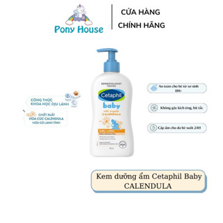 Kem Dưỡng Ẩm CETAPHIL BABY - Sữa Dưỡng Ẩm Dịu Lành Chống Khô Nứt Nẻ Da Cho Bé Sơ Sinh 400ML