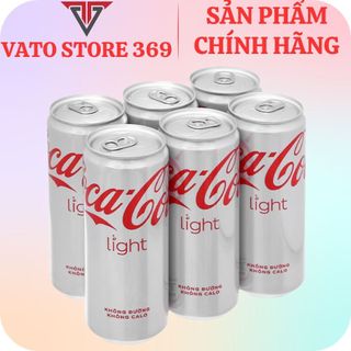 Nước ngọt có ga COCA COLA light lon 320ml