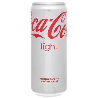 Nước ngọt có ga COCA COLA light lon 320ml