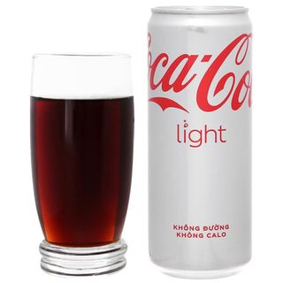 Nước ngọt có ga COCA COLA light lon 320ml