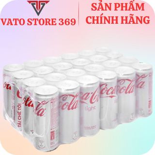 Nước ngọt có ga cocacola light lon 320ml