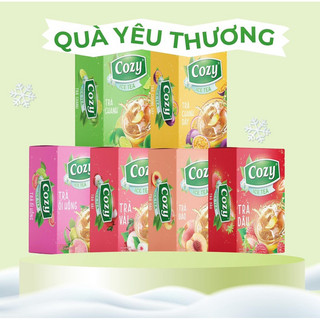 [Tết 2026] Trà Cozy hòa tan Icetea 240g (16 gói x 15g) (mẫu hộp mới)