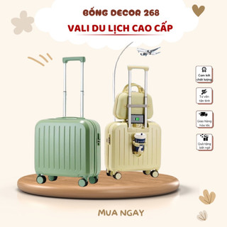 Vali du lịch. 1 vali lớn kèm 1 vali nhỏ tiện ích. Vali du lịch cao cấp